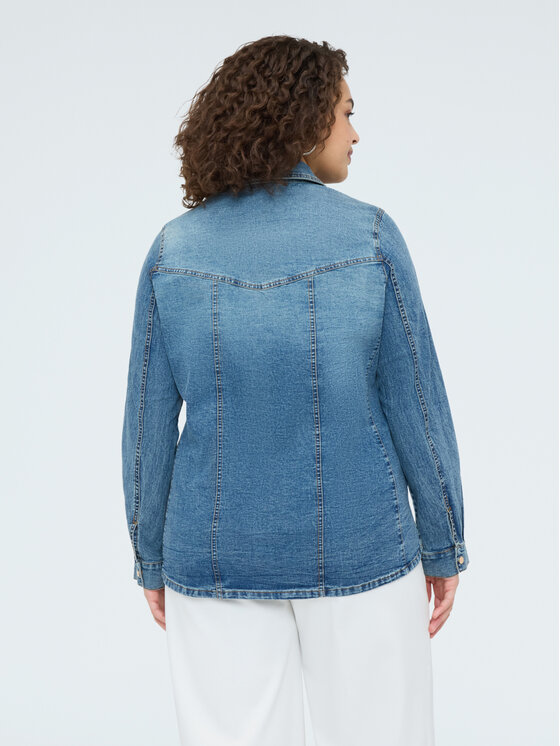 Fiorella Rubino Fiorella Rubino Koszula 5402T001449N024 Niebieski Regular Fit