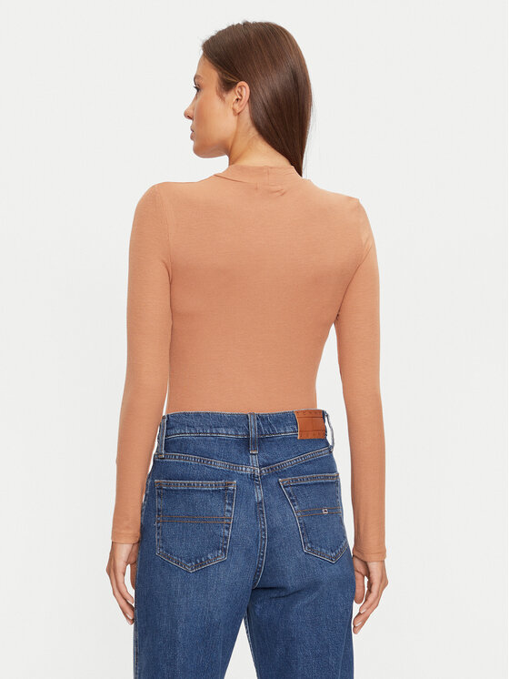 Brave Soul Brave Soul Боди LBS-544ZELLACAML Бежов Regular Fit
