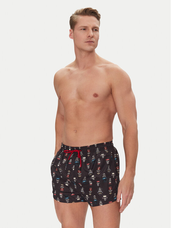YSABEL MORA YSABEL MORA Pantaloni scurți pentru înot 90286 Negru Regular Fit