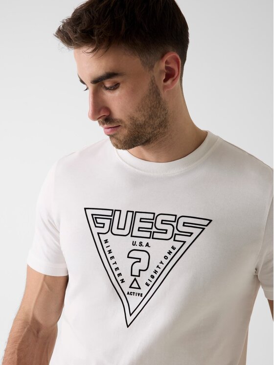 Guess Guess T-Shirt 183444 Biały Classic Fit