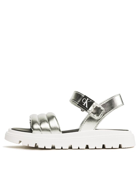 Calvin Klein Jeans Calvin Klein Jeans Босоніжки Velcro Sandal V4A2-80511-0243 Срібний