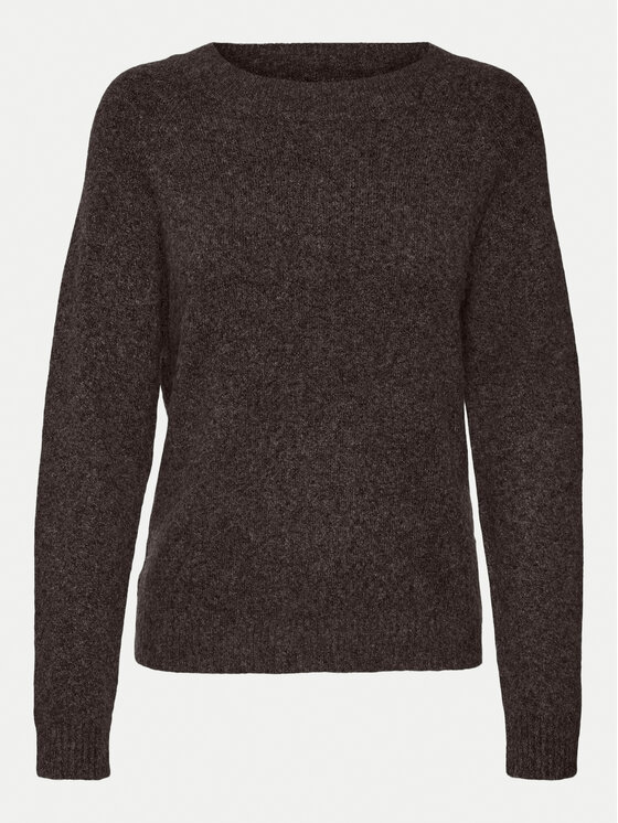 Vero Moda Vero Moda Pulover Doffy 10201022 Rjava Regular Fit