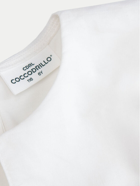 Coccodrillo Coccodrillo Majica ZC4143105AGK Bijela Regular Fit