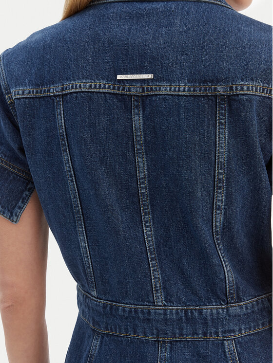 KARL LAGERFELD KARL LAGERFELD Jeans haljina B1W13037 Plava Regular Fit