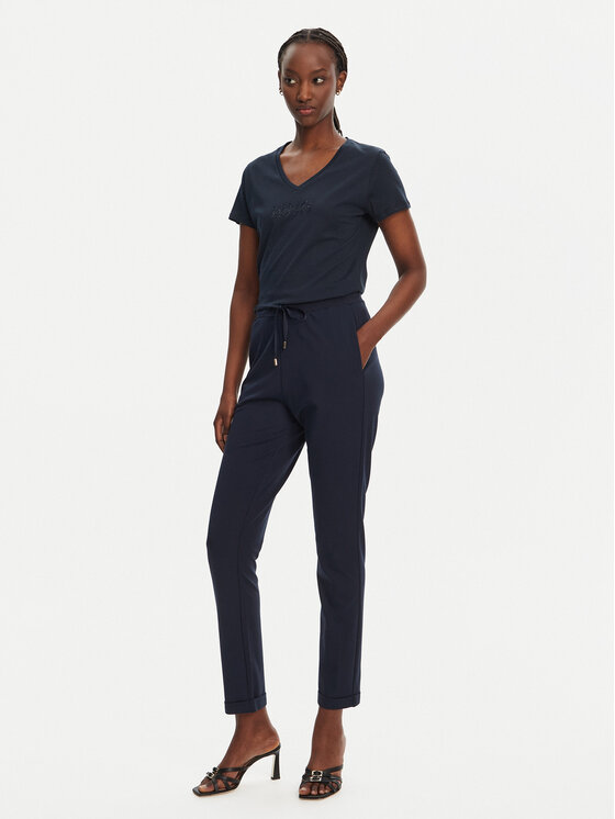 Liu Jo Sport Liu Jo Sport Póló TA5179 J6040 Sötétkék Regular Fit