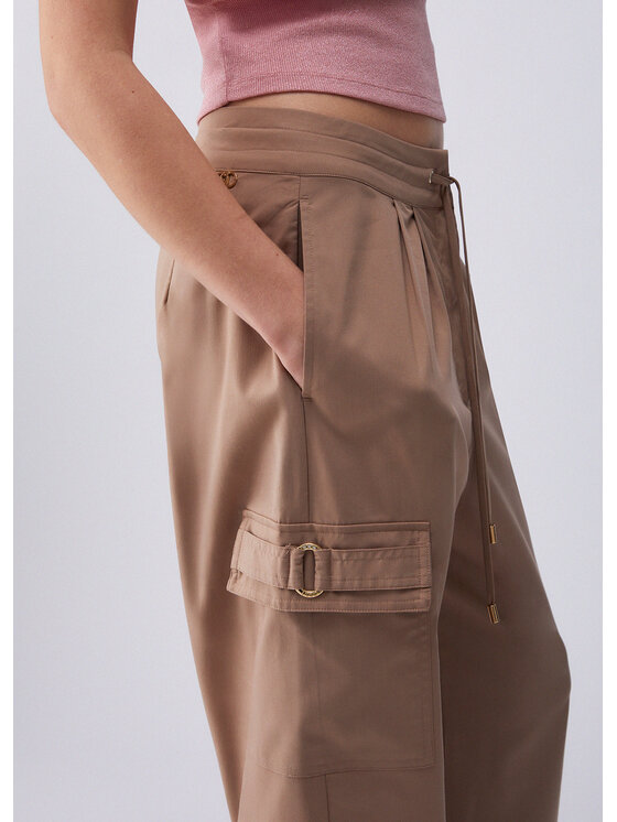 Liu Jo Liu Jo Pantaloni di tessuto TA6154TS92261412 Beige Regular Fit