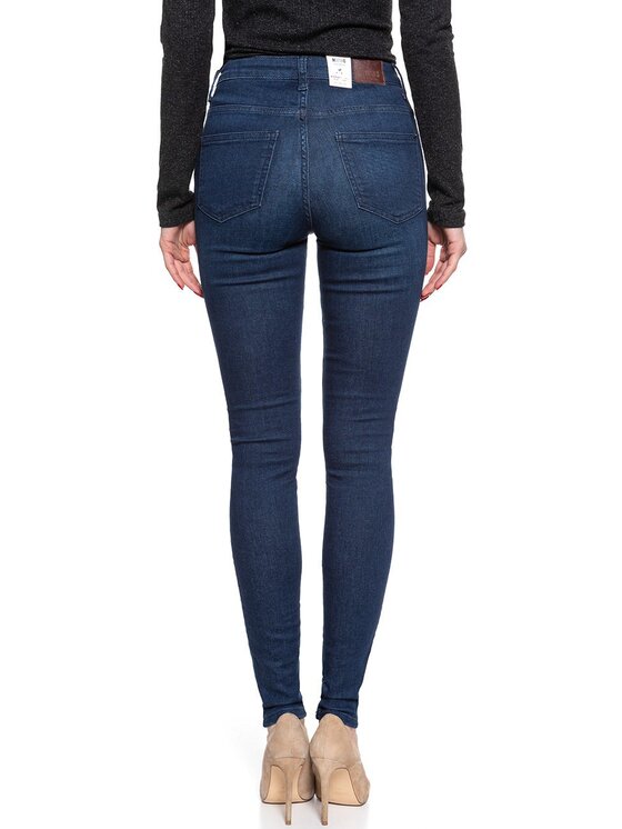 Mustang Mustang Jeansy ZOE SUPER SKINNY Niebieski Skinny Fit