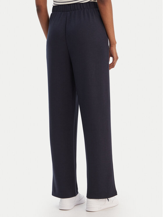 Vero Moda Vero Moda Kalhoty z materiálu Hali 10339404 Tmavomodrá Straight Fit
