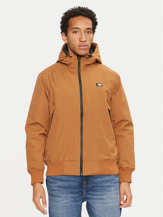 Dickies Dickies Bunda pro přechodné období New Sarpy DK0A4XG8 Hnědá Regular Fit
