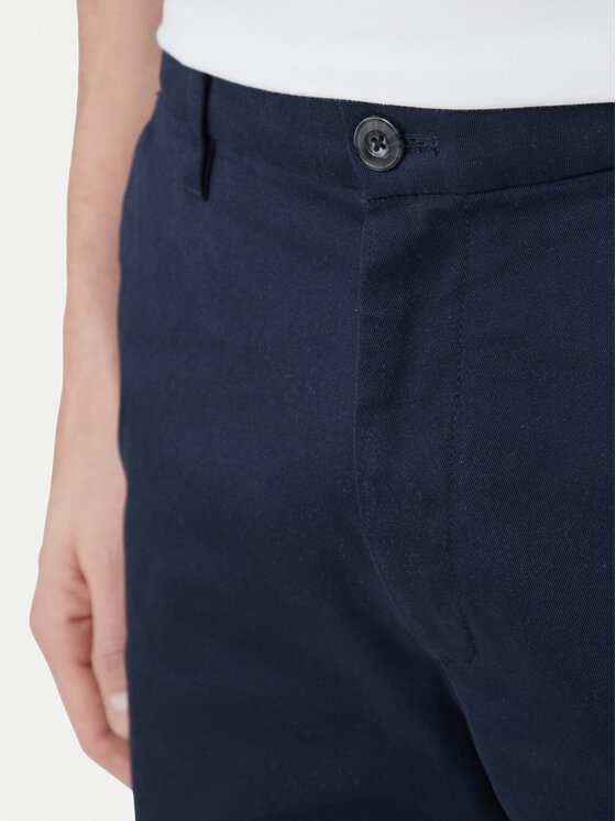 Calvin Klein Calvin Klein Kratke hlače iz tkanine LV04LF601G Mornarsko modra Regular Fit