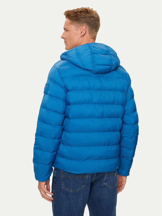 Tommy Hilfiger Tommy Hilfiger Ziemas jaka MW0MW37257 Zils Regular Fit