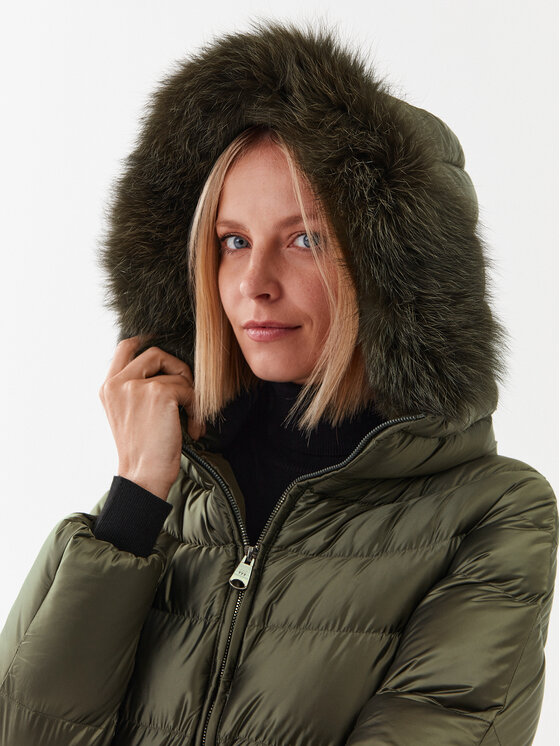 Hetregó Hetregó Μπουφάν πουπουλένιο Hanna 8M602F 22WD02 Πράσινο Regular Fit