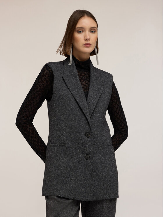 Motivi Motivi Giacca outdoor L005Q000067N0V3 Grigio Regular Fit