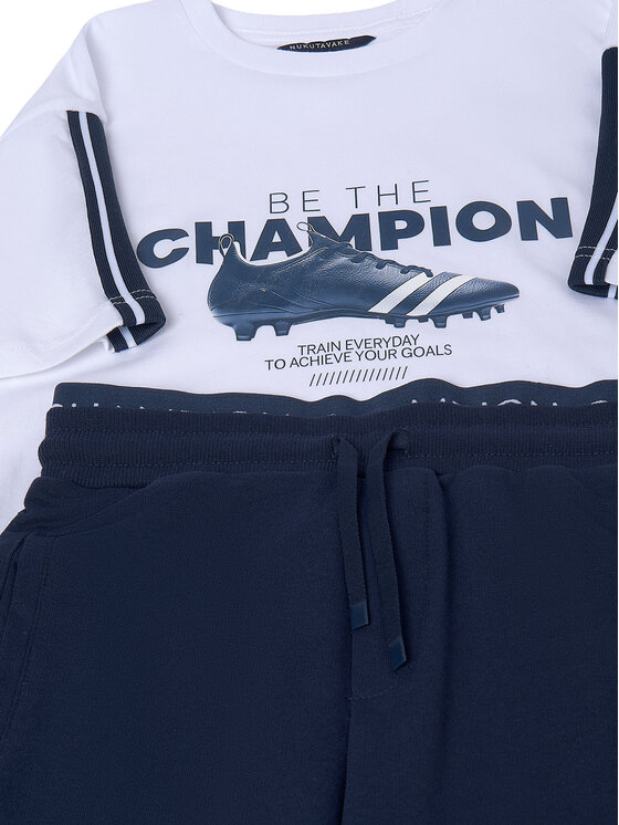 Mayoral Mayoral Komplekti kuuluvad t-särk ja šortsid 6687 Tumesinine Regular Fit