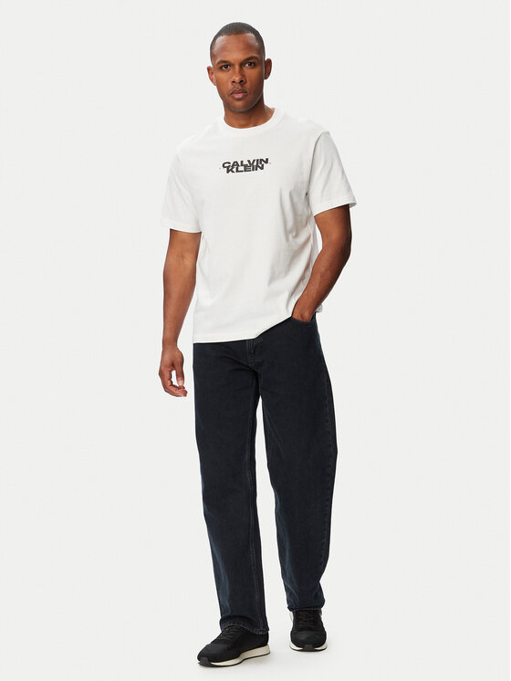 Calvin Klein Jeans Calvin Klein Jeans Тишърт LV04RG834G Бял Regular Fit