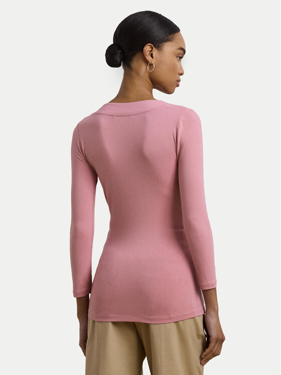 LAUREN RALPH LAUREN LAUREN RALPH LAUREN Bluza 200824366027 Roza Slim Fit