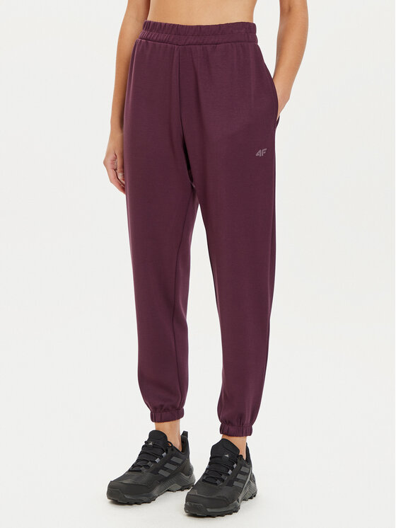4F 4F Jogginghose 4FWAW24TTROF0840 Violett Loose Fit