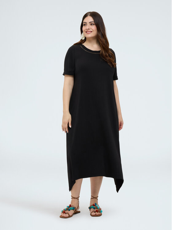 Fiorella Rubino Fiorella Rubino Sukienka wieczorowa 7806L001248N033 Czarny Regular Fit