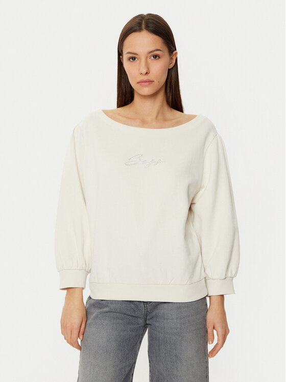 BOSS BOSS Суитшърт 50538987 Кремав Relaxed Fit