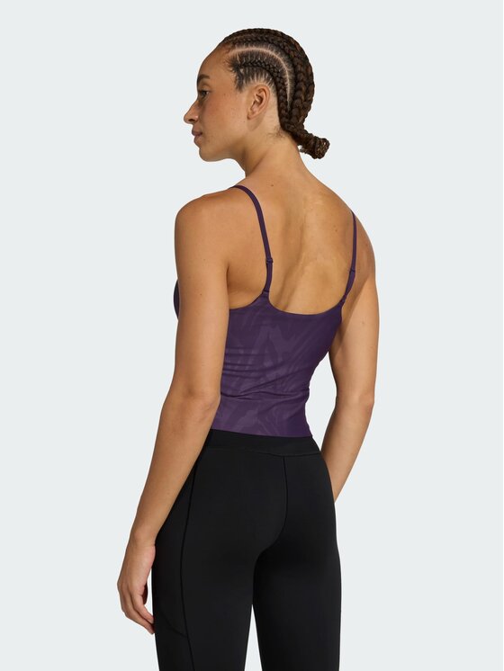 adidas adidas Koszulka techniczna 154297 Fioletowy Slim Fit