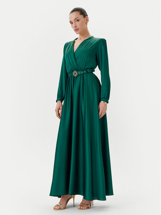 Rinascimento Rinascimento Abendkleid CFC0123670003 Grün Regular Fit
