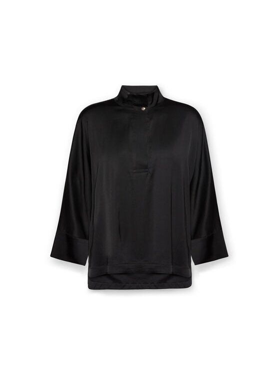 Elena Mirò Elena Mirò Bluzka 2153Z000038N033 Czarny Boxy Fit