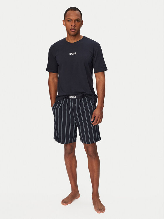 BOSS BOSS Pyžamo Easy 50545944 Tmavomodrá Regular Fit