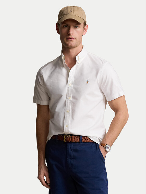 Polo Ralph Lauren Polo Ralph Lauren Cămașă 710850782010 Alb Custom Fit