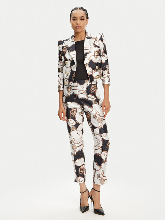 Babylon Babylon Marynarka S00704 Biały Regular Fit