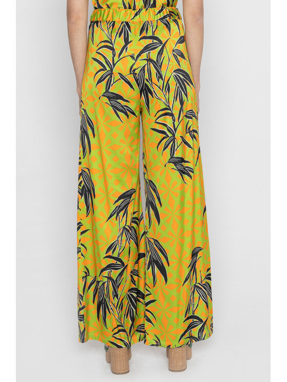 Deni Cler Milano Deni Cler Milano Spodnie materiałowe W-DC-5210-D2-D6-46-1 Zielony Loose Leg