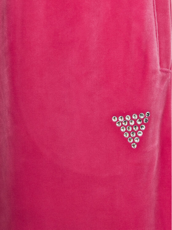 Guess Guess Jogginghose J4RQ16 KBXI2 Rosa Wide Leg