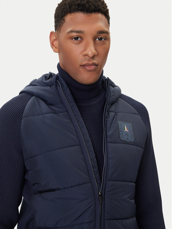 Aeronautica Militare Aeronautica Militare Übergangsjacke 252AM1383UCL00001 Dunkelblau Regular Fit