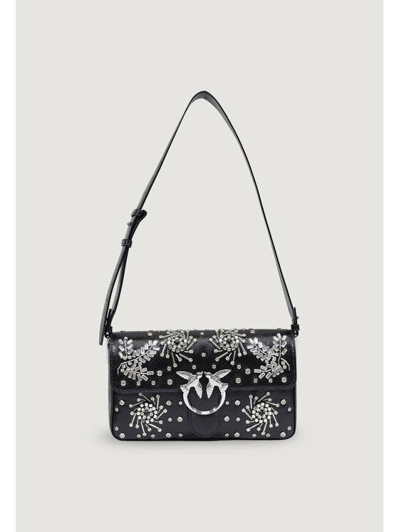 PINKO PINKO Borsetta LOVE SLOUCHY CLASSIC MEZZO BAC Nero