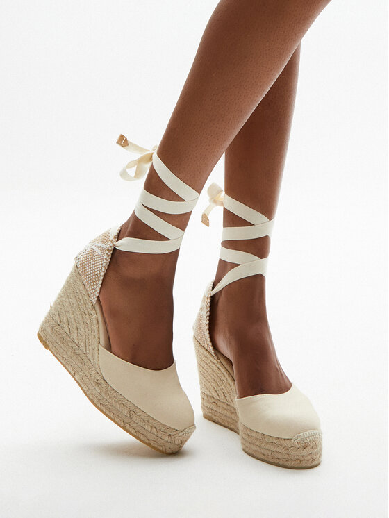 Castañer Castañer Espadrile Carina/6/001 020964 Alb
