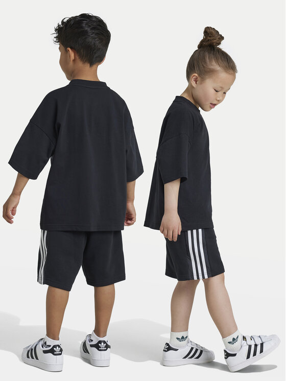 adidas Completo T shirt e pantaloncini adicolor IY4817 Nero Loose Fit