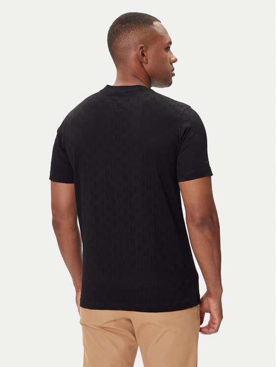 KARL LAGERFELD KARL LAGERFELD Marškinėliai 755004 554201 Juoda Regular Fit