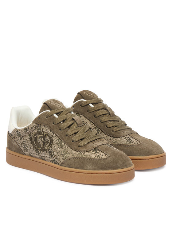 Guess Guess Snīkeri FLTJAC LEA12 Haki
