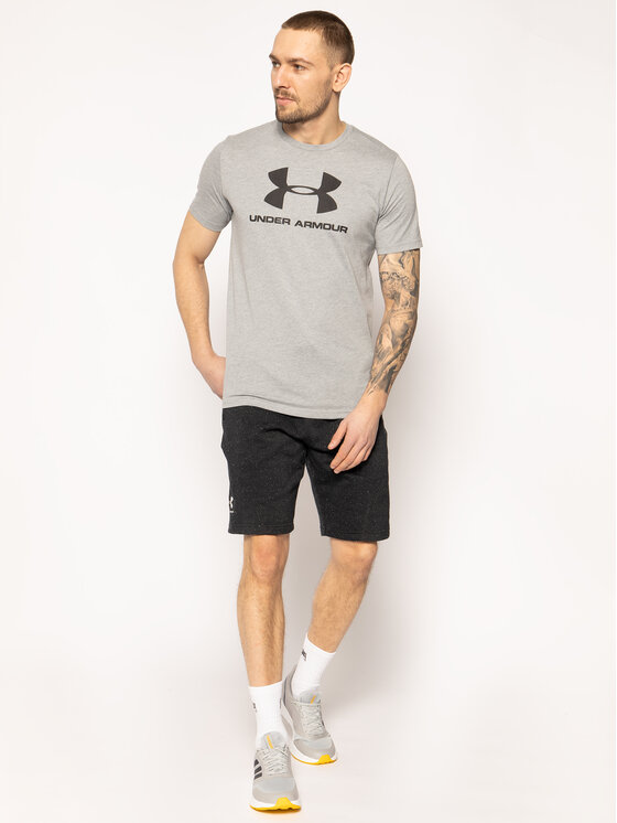 Under Armour Under Armour Tričko Ua Sportstyle Logo 1329590 Sivá Regular Fit