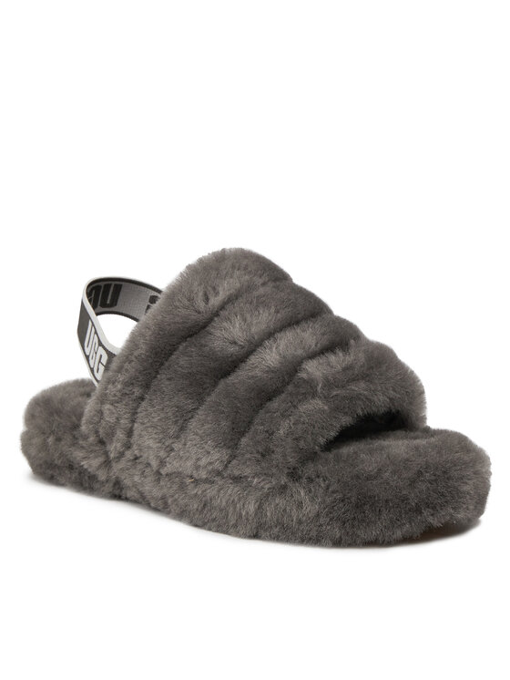 Ugg Ugg Bačkory K Fluff Yeah Slide 1098494K Šedá