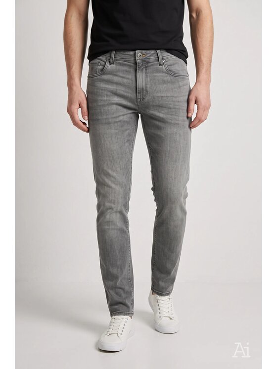 Cross Jeans Cross Jeans Jeansy E 169-161 Szary Slim Fit