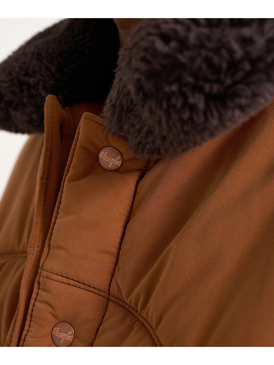 Wrangler Wrangler Kurtka zimowa 112378521 Brązowy Comfort Fit