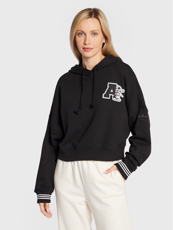 adidas Bluză Disney HL9054 Negru Loose Fit