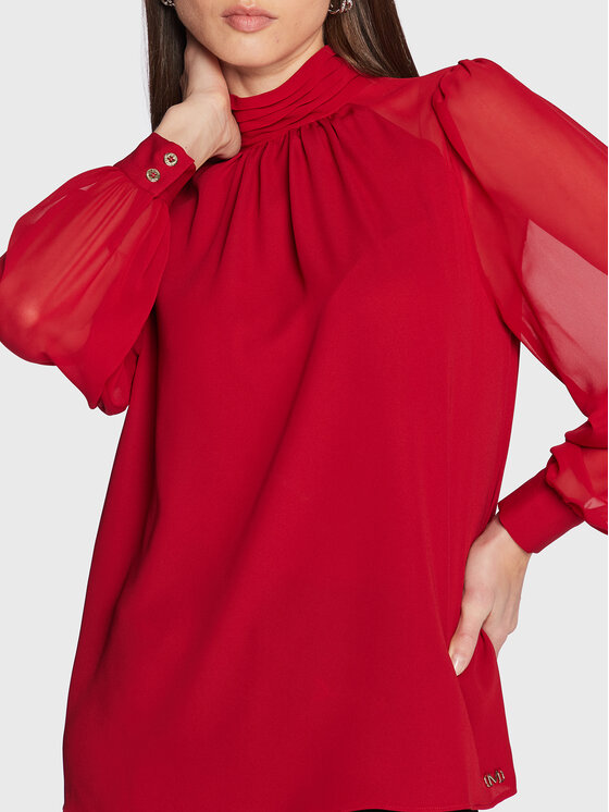 Blusa 3RGH06 8592Z Rosso Regular Fit