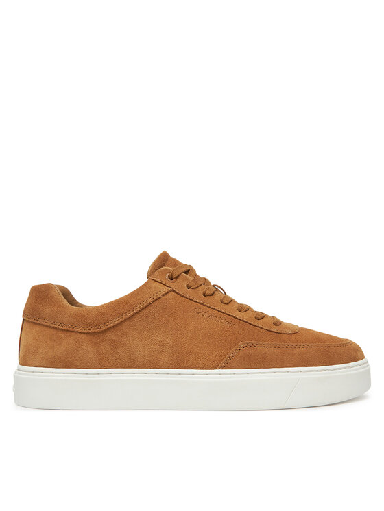 Calvin Klein Calvin Klein Laisvalaikio batai Clean Cup Low Laceup Oxf Su HM0HM01880 Šviesiai ruda