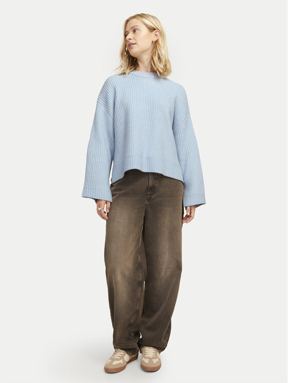 JJXX JJXX Pulover Sigga 12255358 Albastru celest Relaxed Fit