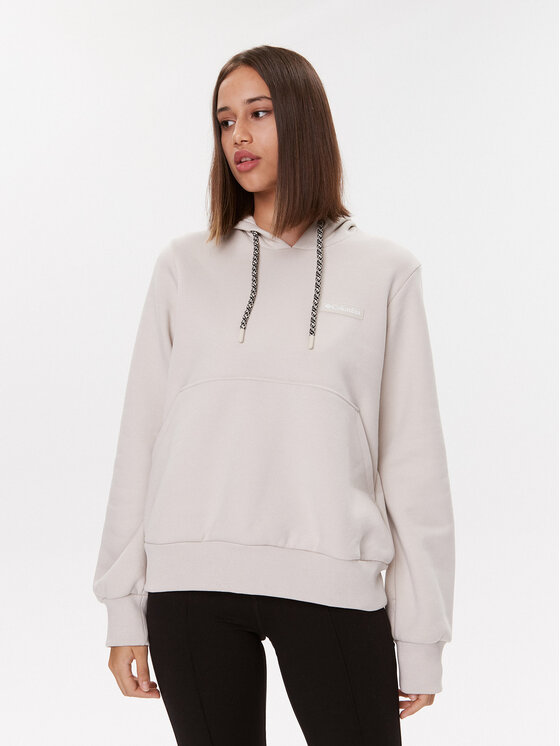 Columbia Majica Dugih Rukava W Marble Canyon™ Hoodie Smeđa Regular Fit