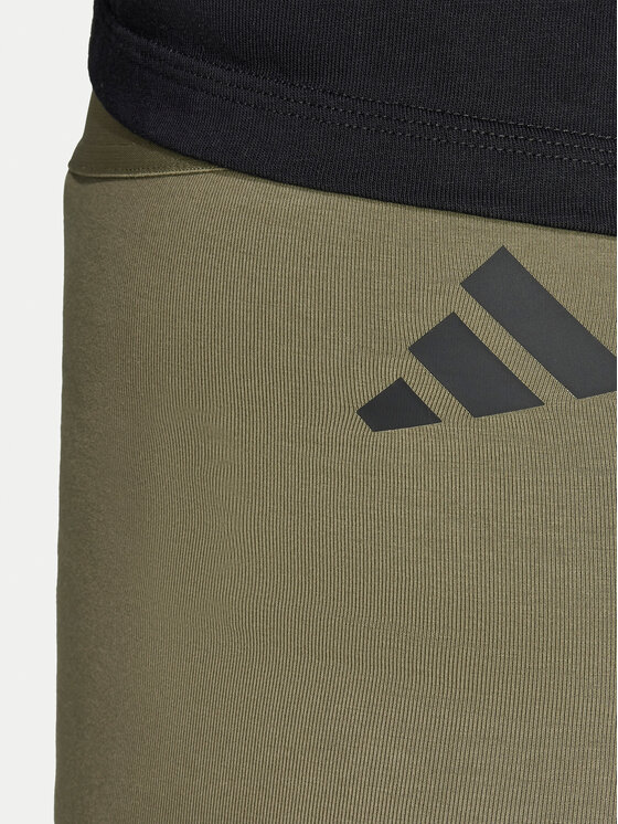 adidas adidas Colanți Future Icons 3-Stripes JE0221 Verde Slim Fit