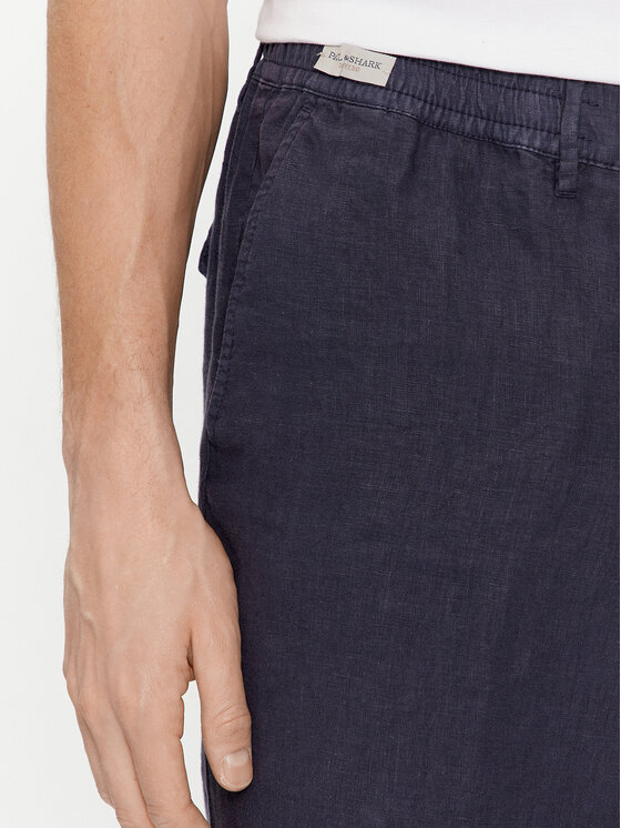 Paul&Shark Paul&Shark Шорти от плат 24414038 Тъмносин Regular Fit