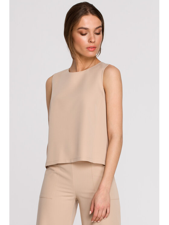 Stylove Stylove Halenka S257 Béžová Regular Fit