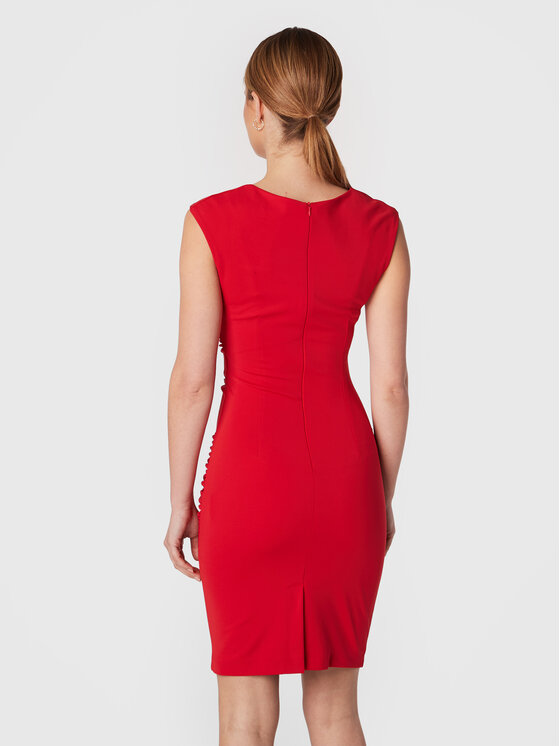 Rinascimento Abito da cocktail CFC0110093003 Rosso Slim Fit Modivo